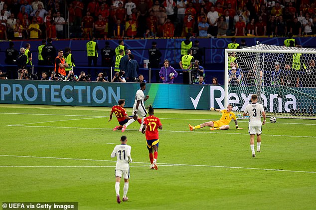 Substitute Mikel Oyarzabal scored the winning goal for Spain four minutes from time