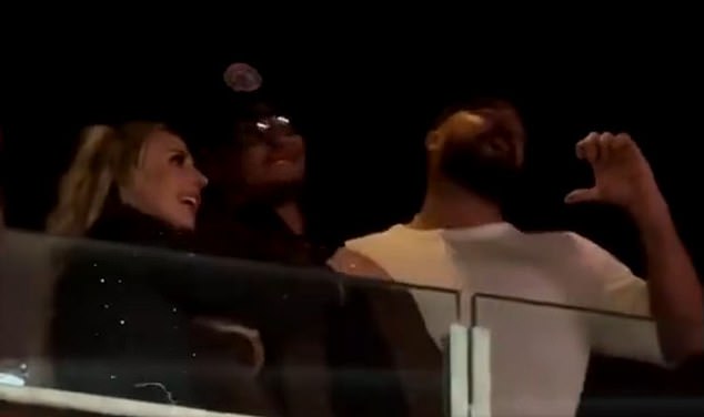 Mahomes and his wife Brittany were spotted enjoying Taylor Swift's Eras Tour show with Kelce