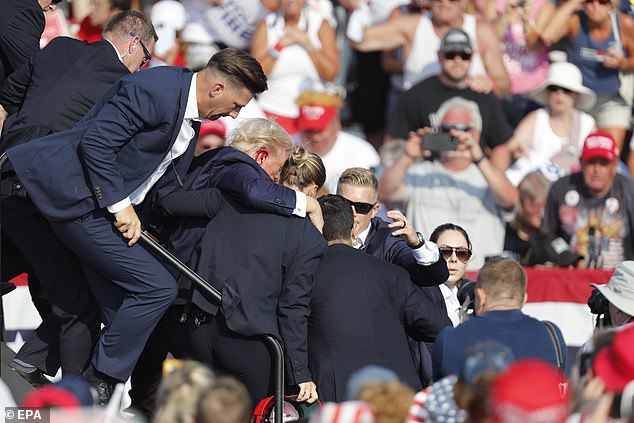 In the ensuing chaos, Secret Service agents could be heard shouting 