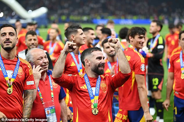 Mourinho admitted he missed the potential of Dani Dani Carvajal (centre), who was sent out on loan during his time at Los Blancos