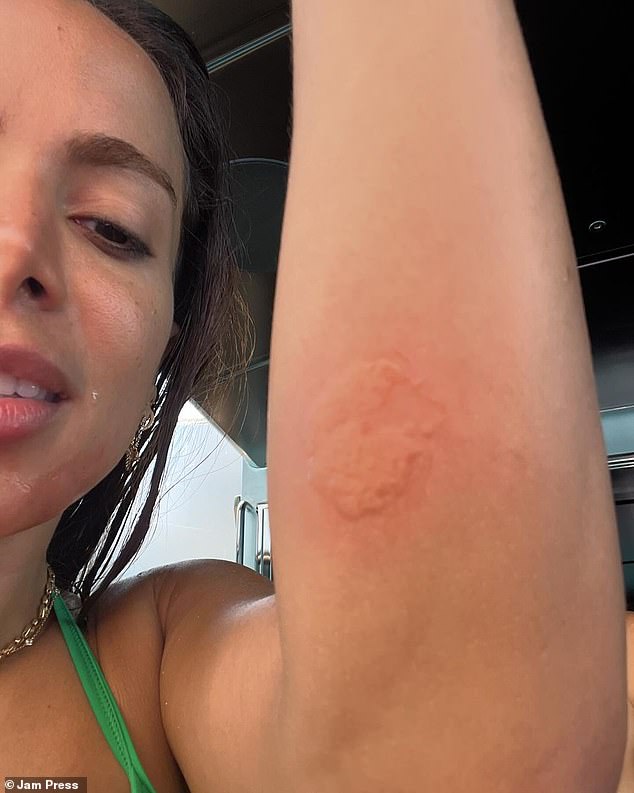 Anitta explored the island during a break from her European tour last weekend