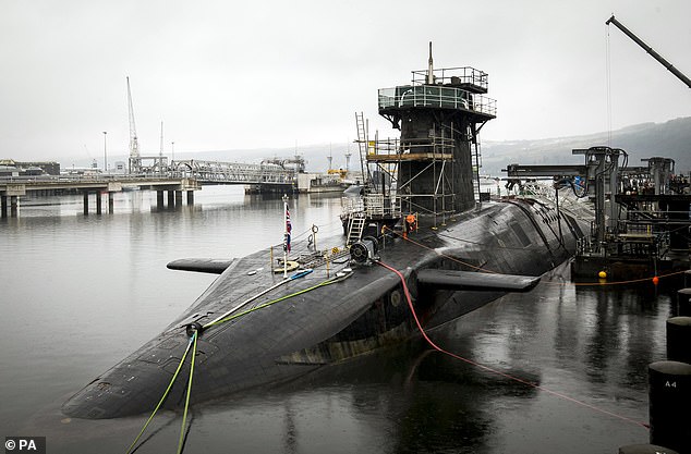 The Clyde in Scotland, where the Trident nuclear deterrent is stored, was mentioned as one of the potential targets