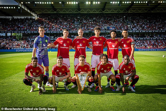 United's starting line-up against Rosenborg featured a mix of young players and experienced stars