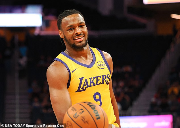 Bronny has made a number of appearances for the Lakers in the NBA Summer League