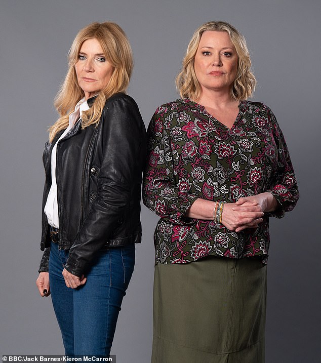 Last week Jane shocked Cindy (Michelle Collins) and Ian Beale (Adam Woodyatt) when she unexpectedly returned to the square (Cindy and Jane pictured)