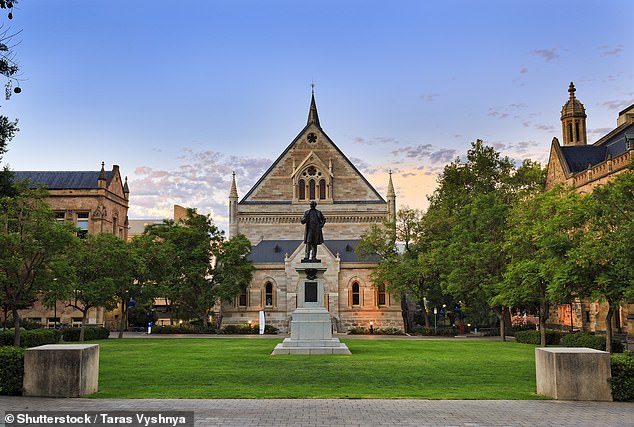 At the time, the university distanced itself from the advert, saying it actually belonged to Renewal SA's billboards outside the old Royal Adelaide Hospital