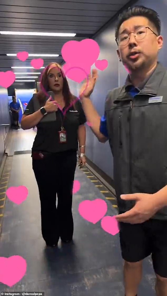 Instagram video showed after-the-fact confrontation with Southwest employees, claiming she was told off for having a second seat despite having purchased it