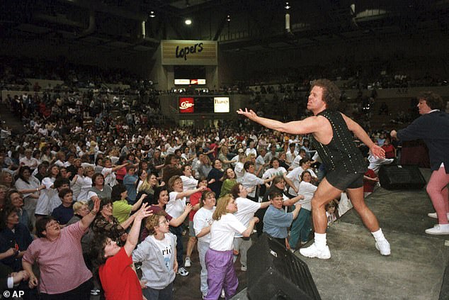 The fitness impresario was photographed at a March 1999 event at the University of Nebraska