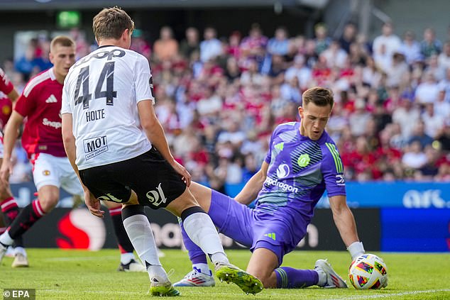 Vitek made several great saves as fans praised his brilliant performance in the friendly