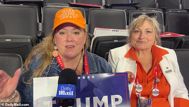 Terry and Tess from Tennessee were both thrilled to have Vance as Trump's running mate, although Tess later admitted she didn't know who Vance was before Monday