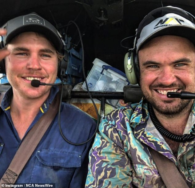 Chris Wilson (pictured right) died in the helicopter crash, while pilot Sebastian Robinson (left) was diagnosed with paraplegia.