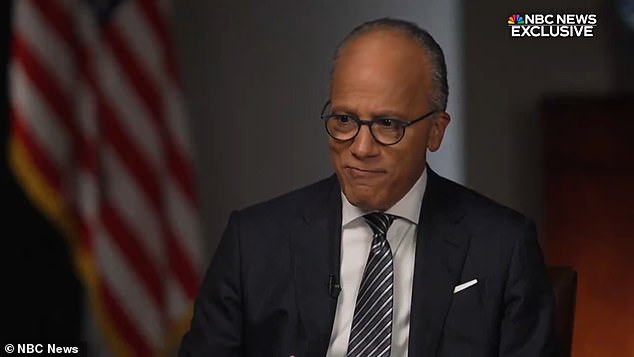 While his opponent held his convention, Biden faced off against interviewer Lester Holt