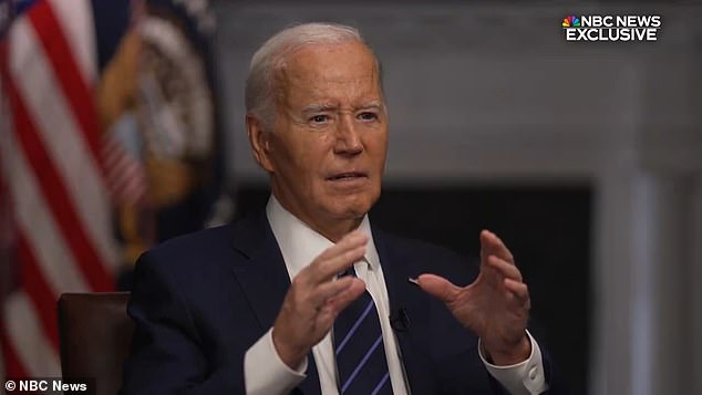 “Come over and talk to me about what we need to talk about, okay? The issues,” Biden lectured Holt.