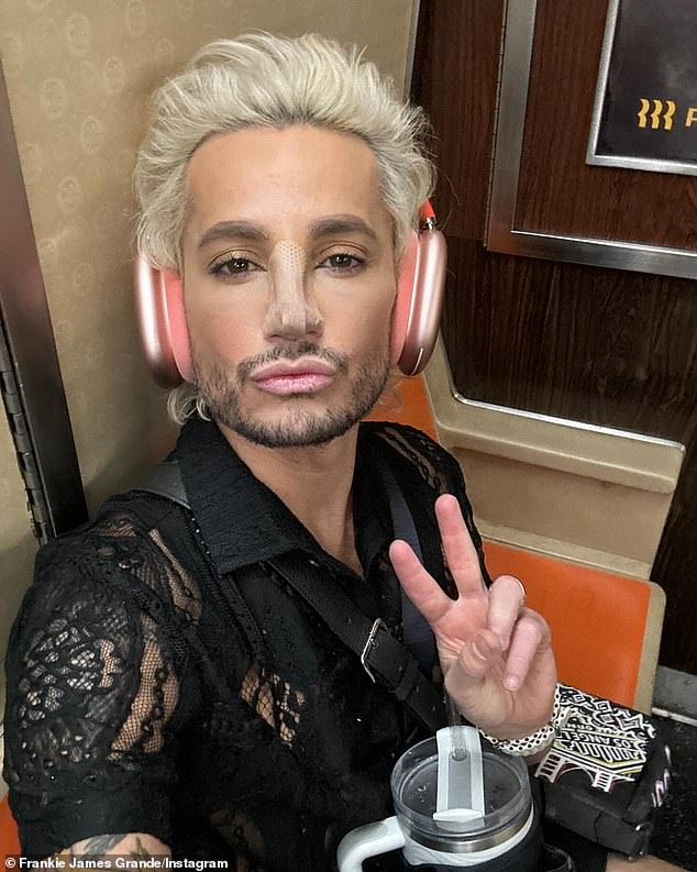 1721109310 676 Ariana Grandes brother Frankie Grande unveils the results of his