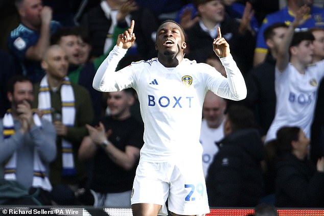 The star had handed in a transfer request after Leeds were relegated from the Premier League