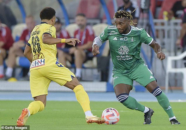 Saint-Maximin scored four goals and provided ten assists in his first season at Al-Ahli