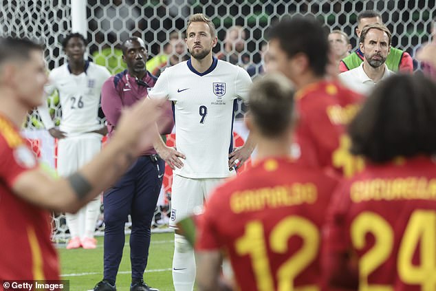 The Three Lions were defeated in heartbreaking fashion by Spain at the Olympiastadion in Berlin