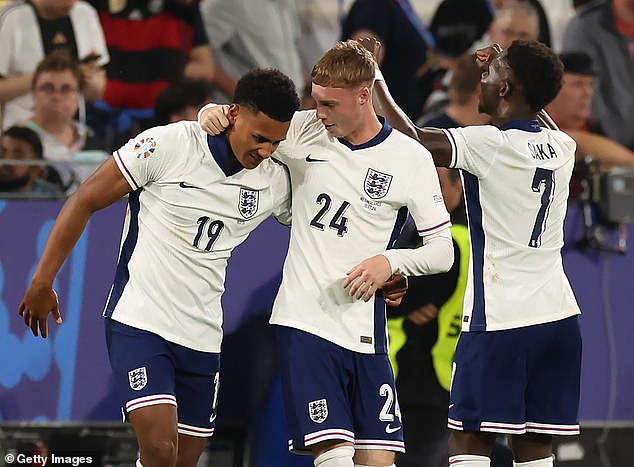 Players like Ollie Watkins (left) and Cole Palmer (right) made telling contributions for the Three Lions in Germany