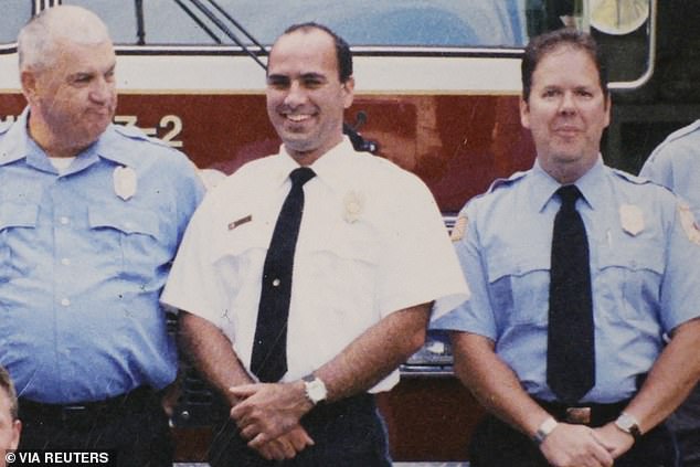 Most of the donors named Comperatore, a firefighter who was struck by one of the bullets fired by 20-year-old gunman Thomas Matthew Crooks as he tried to protect his family. He is seen in this undated Buffalo Township Fire Company 27 handout photo, as many mourned the loss