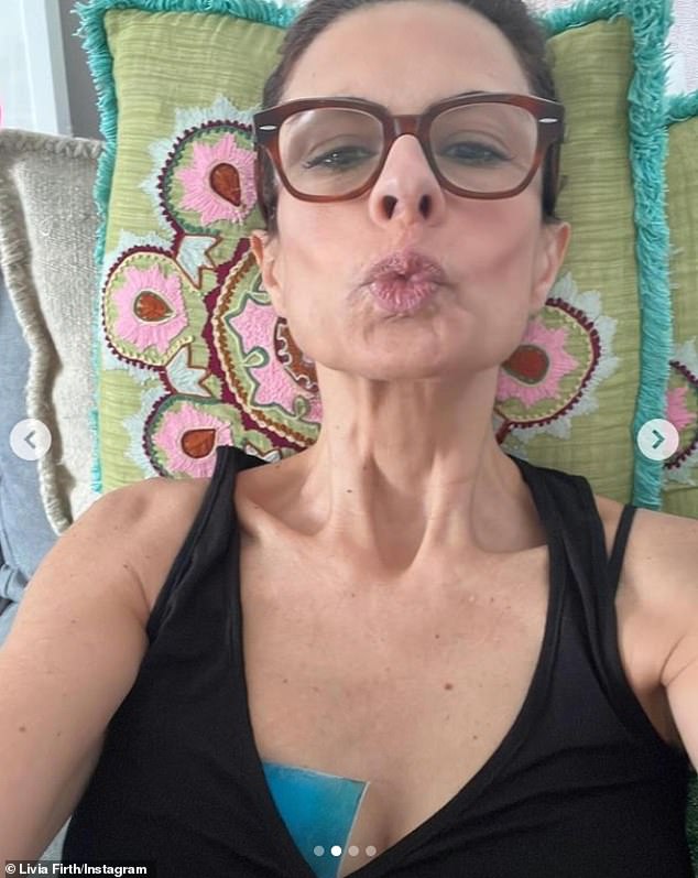 She gave her Instagram followers an update by sharing a series of selfies from her recovery