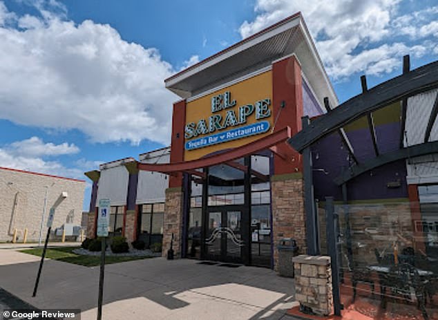 Albino, the owner of El Sarape, a popular restaurant in Green Bay (pictured), and Beatriz were hiking the Syncline Loop Trail when they got lost and ran out of water