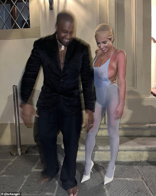 And it's not just the legal ramifications she could face, as restaurateurs have now vowed to ban both Bianca and Kanye, 47, from their eateries after she stepped out in another revealing ensemble on Saturday (pictured last year).