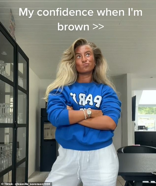 The influencer has faced harsh criticism from social media trolls who claim her tanned appearance makes her look older than she is