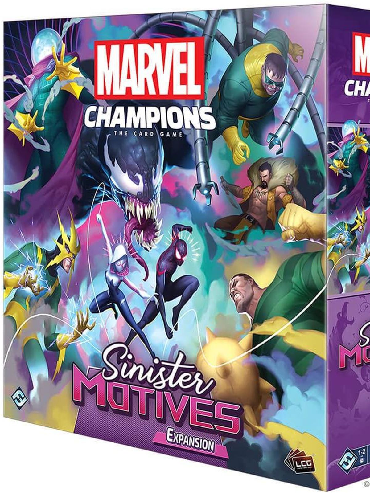 Box art for the Sinister Motives expansion from Marvel Champions.