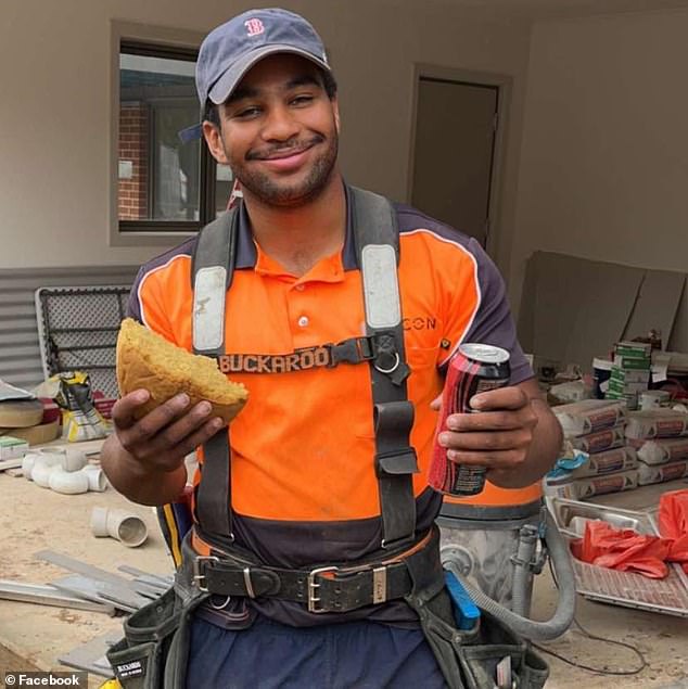 The apprentice carpenter (pictured) filmed the horrific attack and wrote 'Kees was here 12/12/21 1:39 am', 'Kees is daddy', his phone number and his social media accounts on the woman's body