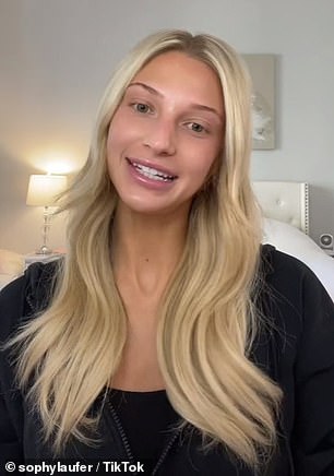 Laufer shared her extensive makeup routine, including all the products she uses, in a new video she posted to her TikTok page