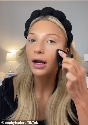 “I don't use a primer, I've tried different ones and I feel like they don't do anything,” Laufer revealed in the clip