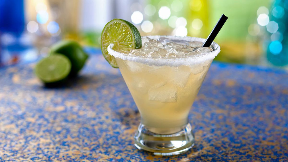 A hand-blended margarita from Epcot's Mexican pavilion