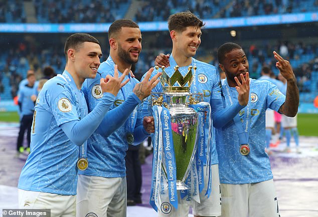 Players like Phil Foden (left), Kyle Walker (second left) and John Stones (third left) will not have had a proper break from football in almost three years ahead of the 2026 World Cup in America.