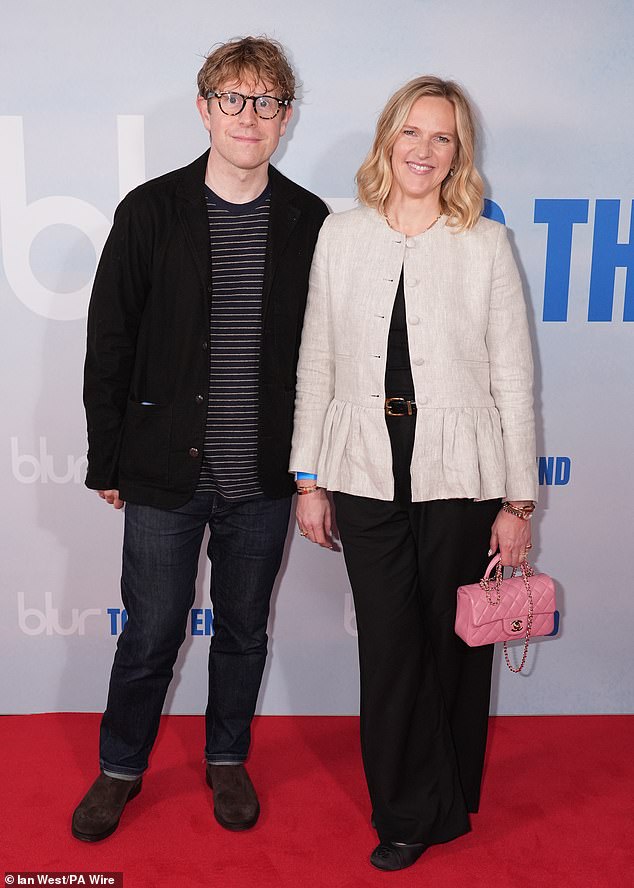 Elsewhere at the premiere, Josh Widdicombe enjoyed a date night with wife Rose Hanson as they posed on the red carpet