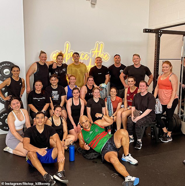 FitStop was founded in 2013 by Peter and Bec Hull (pictured FitStop members in January)