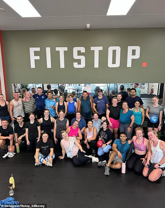 Ms Trovas says Australians should think twice before cancelling their gym memberships because of the physical and mental benefits (pictured members at FitStop Kilkenny in May)