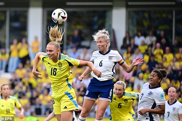 The reigning champions had a strong first half but struggled to contain a revived Sweden in the second half