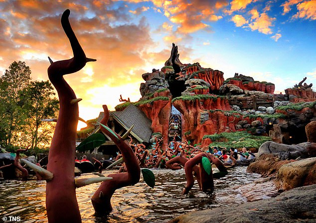 Disney has invested heavily in woke replacements for some of its most beloved themed attractions, including turning Splash Mountain into Tiana's Bayou Adventure (pictured)