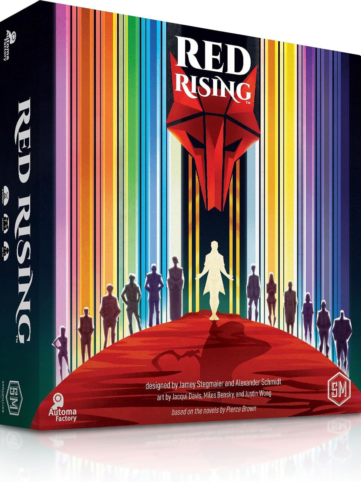 The box for the game Red Rising.