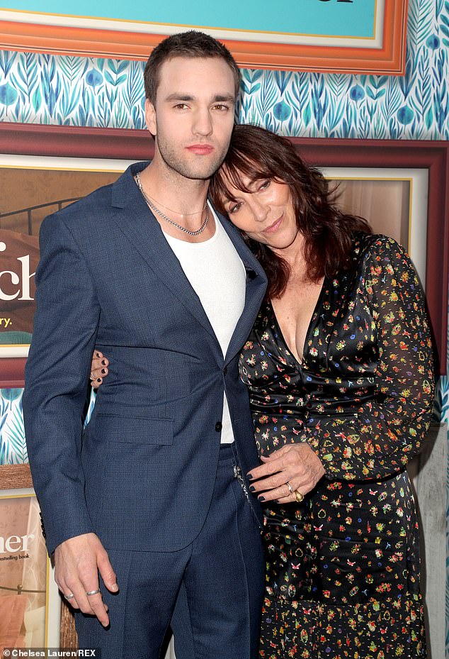 White and his mother Sagal were photographed at an event in LA in October 2019