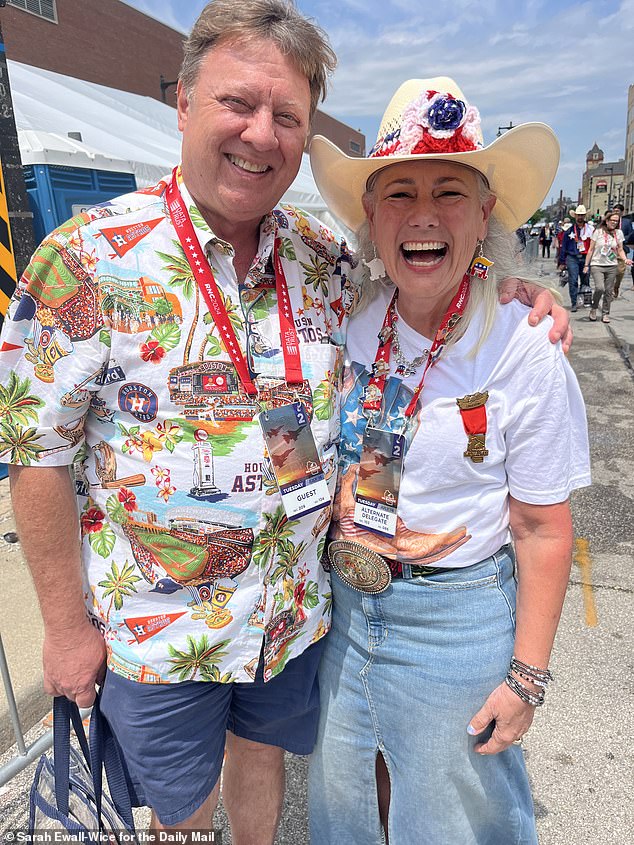 Houston Reps. Sylvia and Randy Spivey on Day 2 of the Republican National Convention