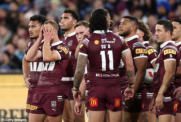 Queensland suffered a 38-18 loss to the Blues at the MCG