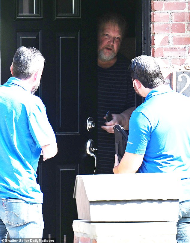 Crooks' father, Matthew, answered the door to several members of the FBI who entered the nondescript brick home shortly before 10 a.m.