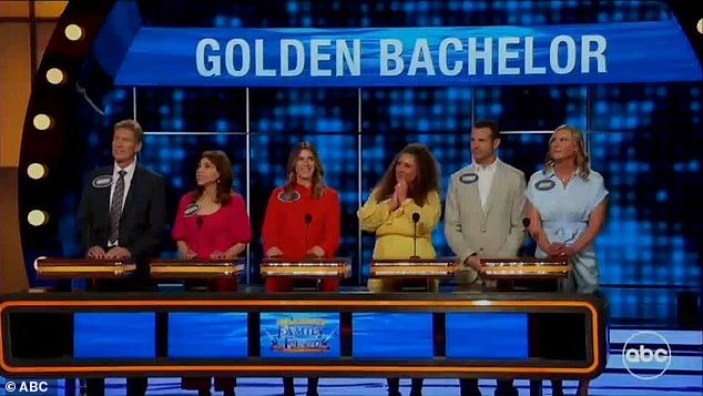 They competed alongside their families on Celebrity Family Feud