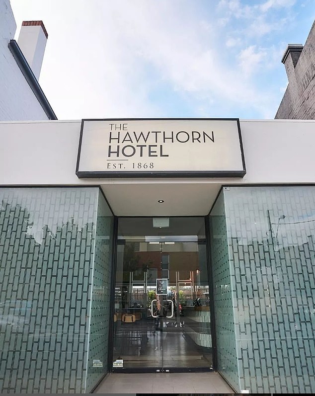 The popular pub grub, served at the Hawthorn Hotel (pictured) in Melbourne's east, costs $31