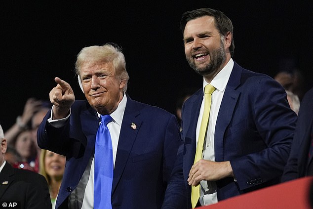 The former president appeared at the Republican National Convention in Milwaukee, Wisconsin