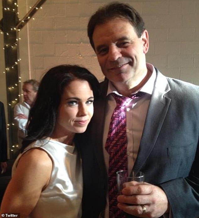 John Setka (pictured with ex-wife Emma) resigned from the CFMEU last Friday evening