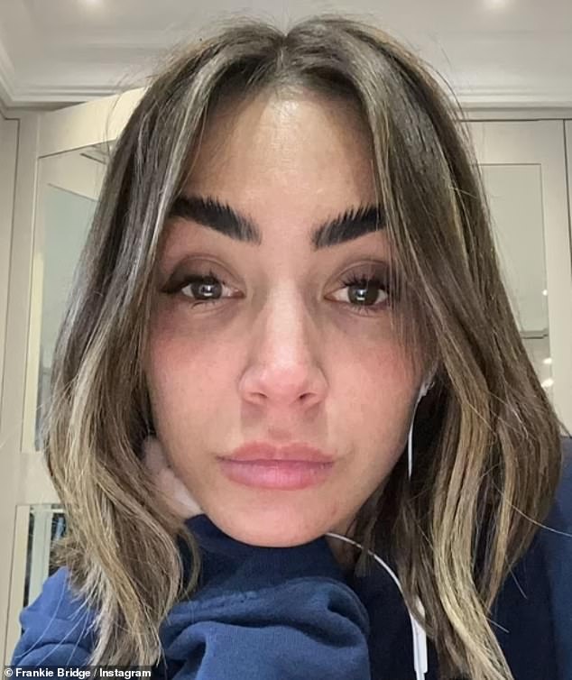 Frankie has previously detailed how she 'hit rock bottom' and was hospitalised due to her ongoing battle with depression