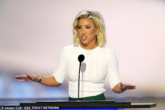 In her speech at the RNC, Chrisley said an 