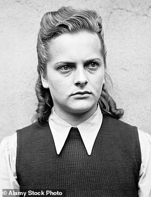 Irma Grese, a 21-year-old guard, carried a whip with which she beat prisoners to death